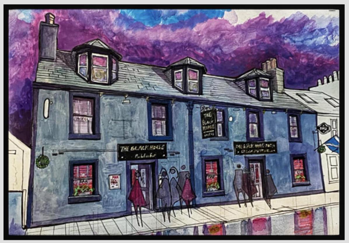 The Blackhorse Accommodation Newton Stewart Dış mekan fotoğraf